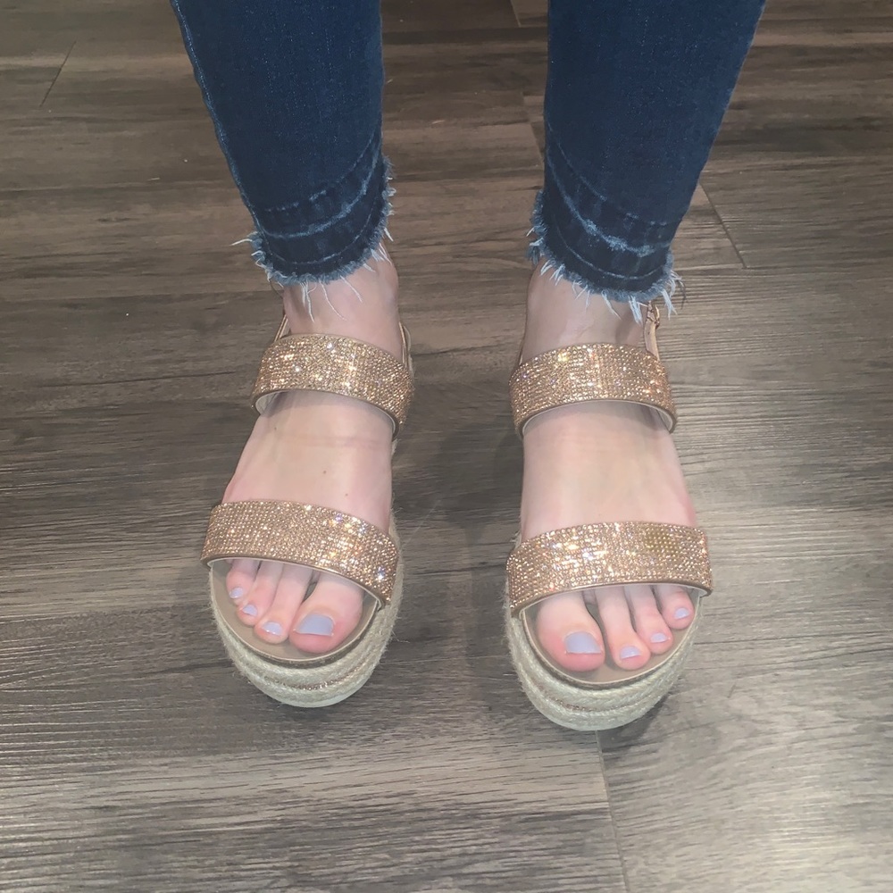 Madden Girl Glitzie Platform Sandal